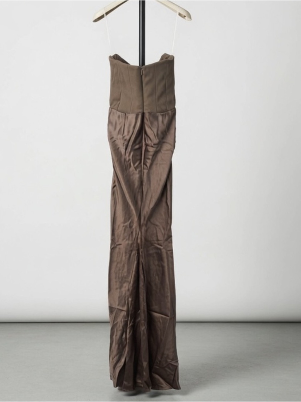 HOUSE OF CB 'Persephone' Smoke Strapless Corset Maxi Dress/ Small U4-6 $329 - Picture 6 of 7